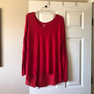 Dressy Red Long Sleeve